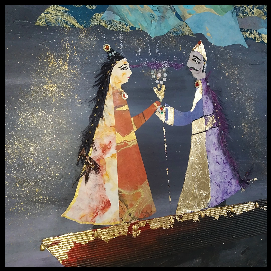 benie's abstract painting Energies details